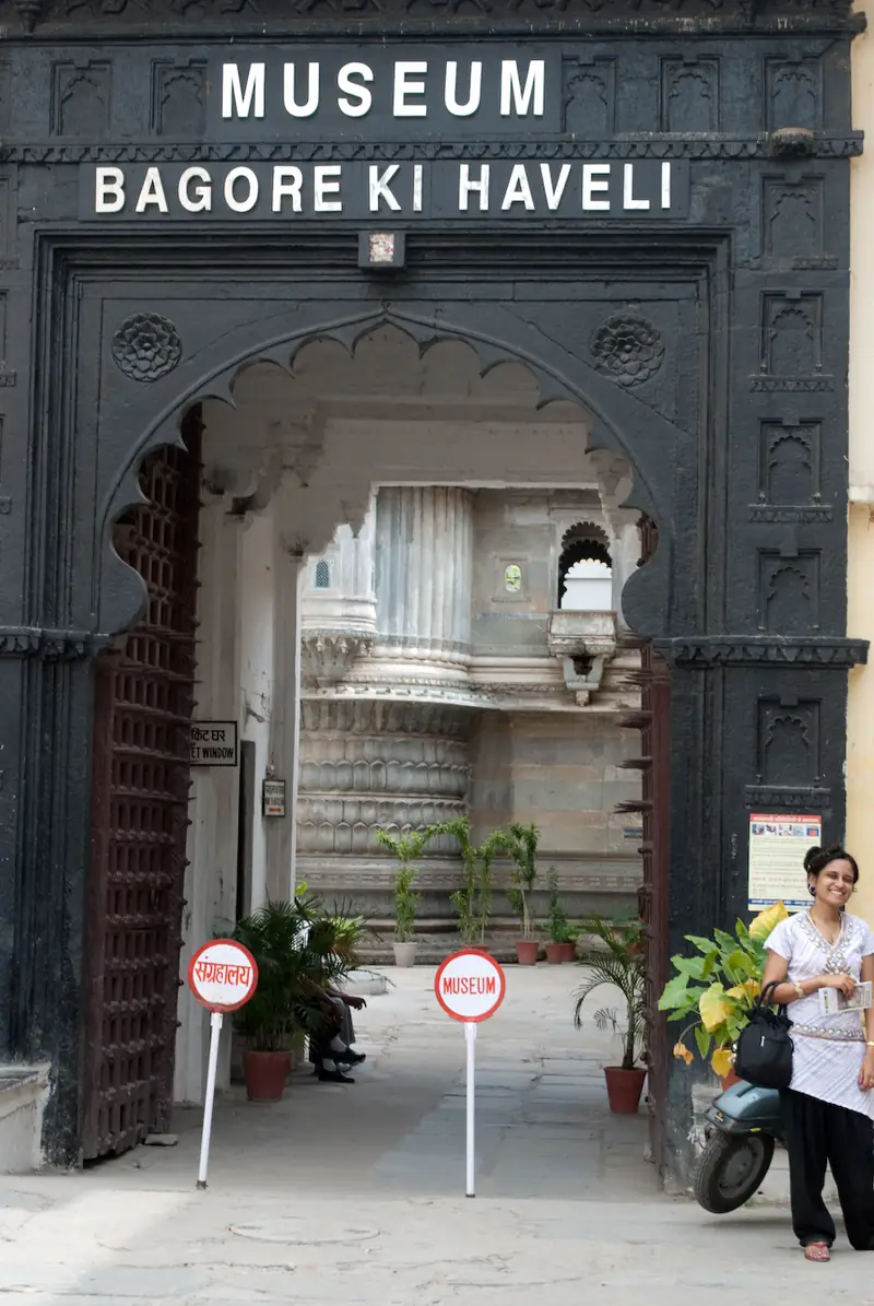 The lakeside Bagore ki Haveli museum, Udaipur
