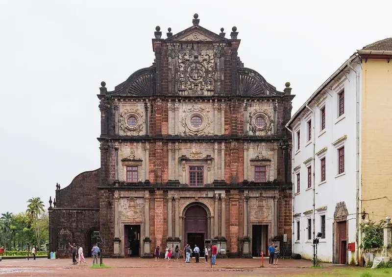 Front elevation of the Basilica of Bom Jesus, Old Goa